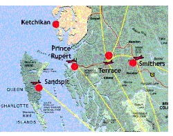 terrace-prince rupert map